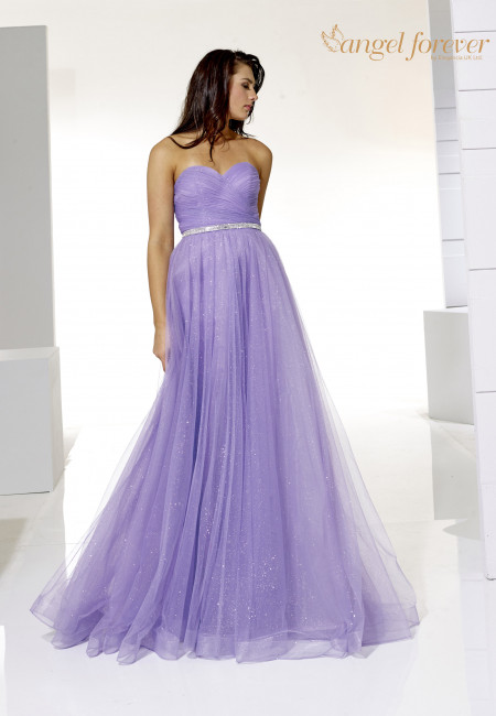 Angel Forever lilac tulle ballgown